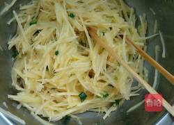 土豆丝鸡蛋煎饼的做法图解5