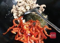 肉片炒口蘑的做法图解5