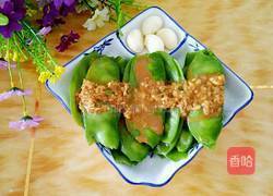 麻酱蒜香扁豆的做法图解9