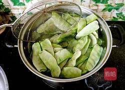 麻酱蒜香扁豆的做法图解2