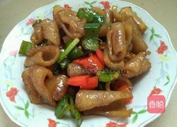 彩椒炒猪皮的做法图解6