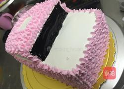 粉色宝马蛋糕的做法图解8