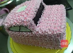 粉色宝马蛋糕的做法图解9