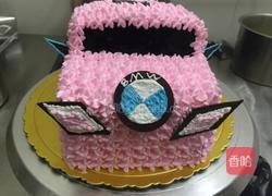 粉色宝马蛋糕的做法图解11