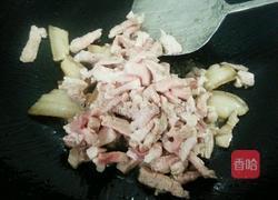 彩椒茭白炒肉的做法图解5