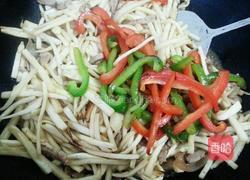 彩椒茭白炒肉的做法图解8
