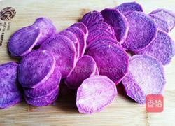 紫薯发糕的做法图解2