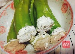 肉酿虎皮青椒的做法图解11