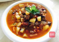 西红柿炖牛腩的做法图解6