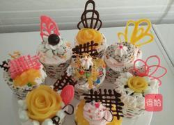 水果奶油杯子蛋糕的做法图解16