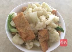 油炸豆腐炒花菜的做法图解9