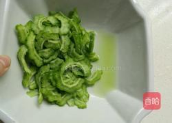 苦瓜煎蛋的做法图解6