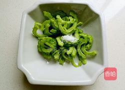 苦瓜煎蛋的做法图解4