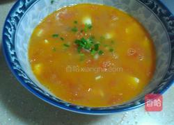 咸鸭蛋西红柿汤的做法图解4