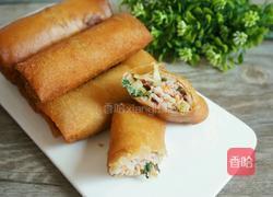 三鲜春卷的做法图解13