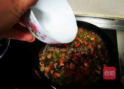 猪肉青椒打卤面的做法图解7