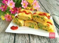 香葱厚蛋烧的做法图解7