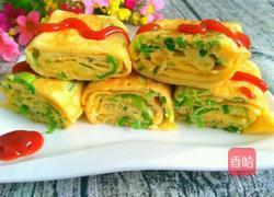 香葱厚蛋烧的做法图解8