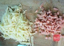 芝士焗火腿土豆泥的做法图解4