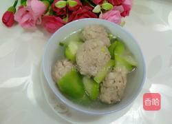 丝瓜丸子汤的做法图解4