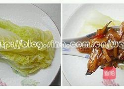 松茸扒娃娃菜的做法图解4