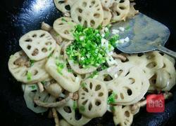 藕片炒肉丝的做法图解9