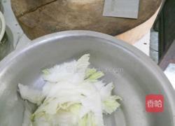 大白菜煮虾的做法图解2