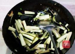 清炒茄条的做法图解4