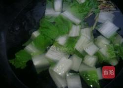 青菜豆腐汤的做法图解4