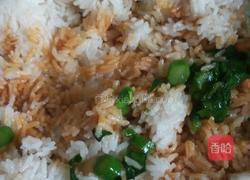 ＃快手菜＃虾仁青菜炒饭的做法图解5