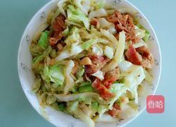 面筋卷心菜的做法图解6