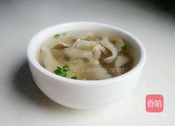平菇肉片汤的做法图解6