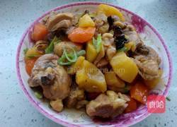土豆胡萝卜炖鸡腿的做法图解7