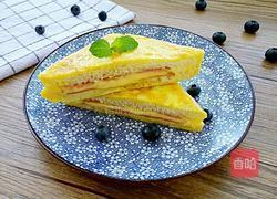 火腿西多士的做法图解11