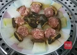 冬瓜蒸肉丸子的做法图解11