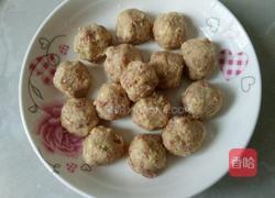香酥花生渣肉丸的做法图解4