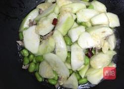 丝瓜 毛豆炒肉丝的做法图解7