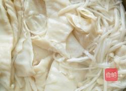 凉拌豆皮金针菇的做法图解4