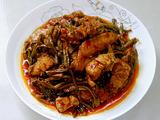 干豇豆烧鸡