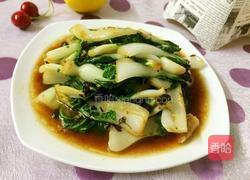 豆豉小白菜的做法图解8
