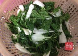 豆豉小白菜的做法图解3