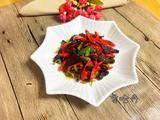 红辣椒炒腊牛肉