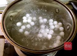 酒酿蛋花圆子的做法图解3