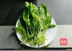 肉丁鸡蛋汤面的做法图解1