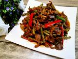 酸豆角炒鸡胗