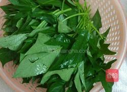 蒜香红薯叶的做法图解2