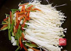 清炒金针菇的做法图解5