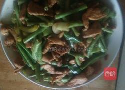 豆角炒肉的做法图解4