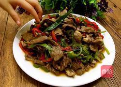 猪心炒辣椒的做法图解8