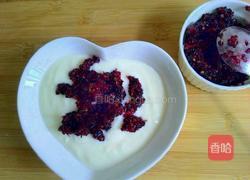 桑葚果酱酸奶的做法图解4